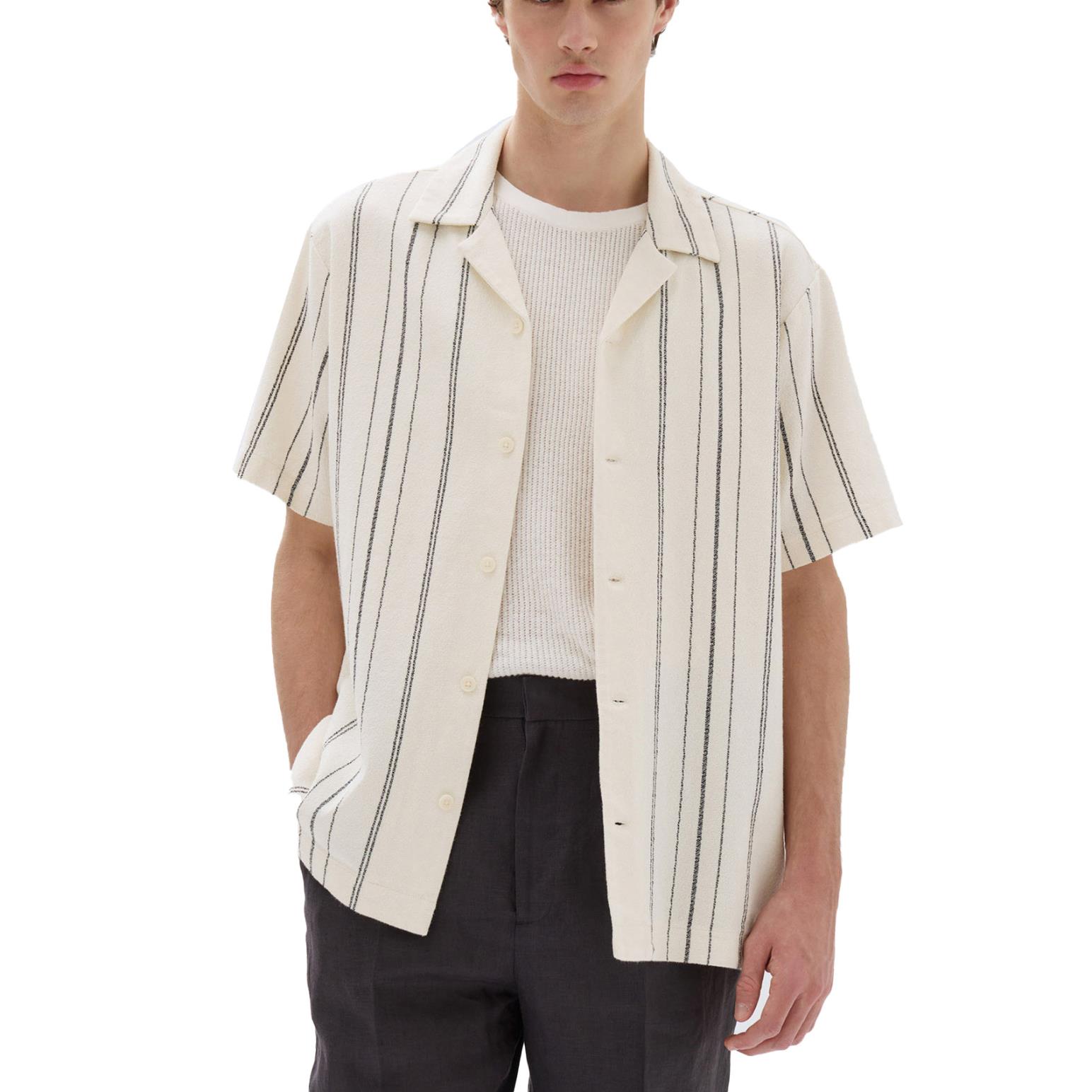 Assembly Label Matera Short Sleeve Shirt Cream/Black